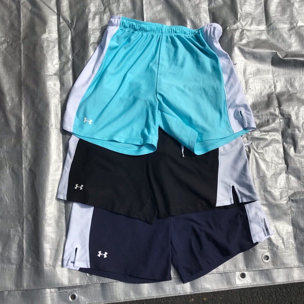 Lot of 3 under armour athletic shorts!